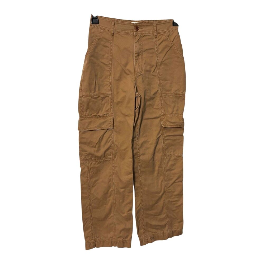 Abercrombie & Fitch Cargo Pants Women's Size 6 Pull On Wide Leg Utility